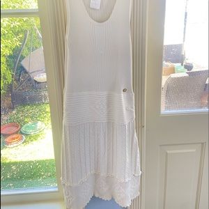 CHANEL Ivory Scoop Neck Dress